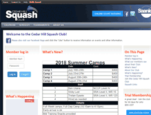Tablet Screenshot of chsquash.org